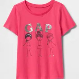 Graphic Print Short Sleeve Relaxed Fit T-Shirt-image-46