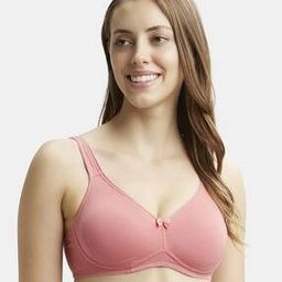 1250 Wirefree Non-Padded Super Combed Cotton Elastane Stretch Full Coverage Everyday Bra with Contoured Shaper Panel and Adjustable Straps-picture-53