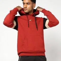 Men Colourblock Regular Fit Hoodie-image-32