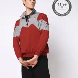 Men Brand Print Boxy Fit Jacket-picture-21