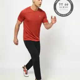 Men Regular Fit Crew-Neck Running T-Shirt-image-45