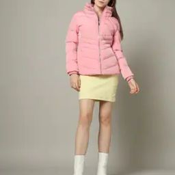 Women Regular Fit Puffer Jacket-image-37