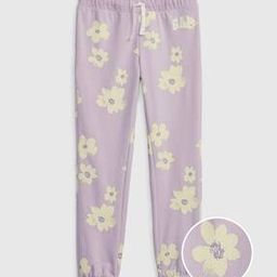 gap kids Floral Print Cuffed Joggers-picture-18