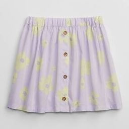 Floral Print Flared Skirt-image-91
