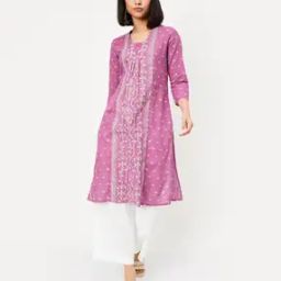 Women Embroidered Straight Kurta-image-50