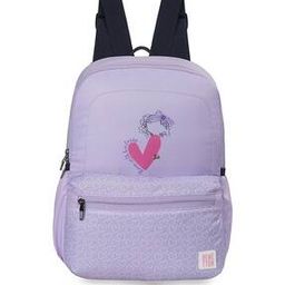 Heart Print Backpack with Adjustable Straps-30