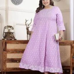 Women Floral Print Anarkali Kurta-image-35