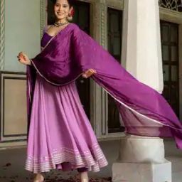 WomenAnarkali Kurta Set-image-3