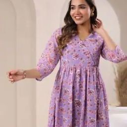 Women Georgette Floral PrintedTunic-image-15