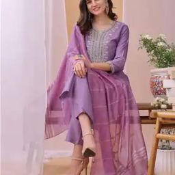 Women Embroidery Straight Kurta Set-picture-45