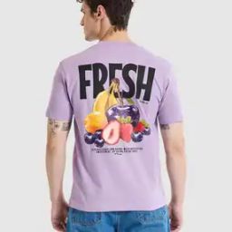 Men Regular Fit Graphic T-Shirt-15