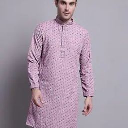 Embellished Kurta with Mandarin Collar-picture-17