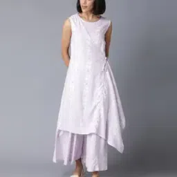 Floral Print Jumpsuit with Tie-Up-image-35