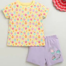 Boys Printed Shorts & Top Set-picture-17