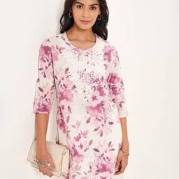 rangmanch by pantaloons Women Embroidery A-Line Kurti-picture-32