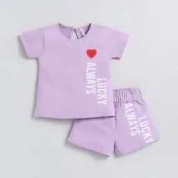 Graphic Print Shorts & Top Set-image-18