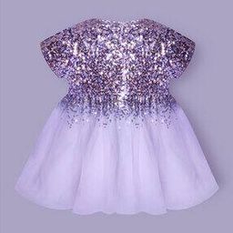 Girls Round Neck Fit and Flare Dress-image-34