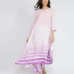 Women Stripes Pant-Suit Set-image-50