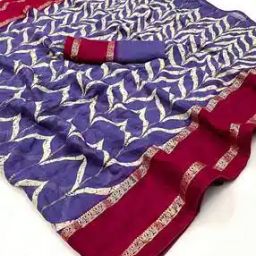 Women Geometric Printed with Contrast Border-image-12