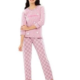 Checked Pyjamas & T-Shirt Set-image-79