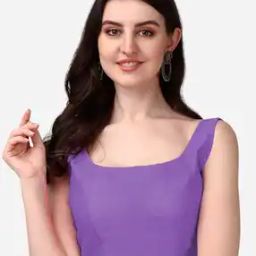 Women Silk Back Open Blouse  -image-28