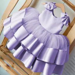 Round-Neck Fit & Flare Dress-image-38