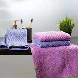 Set of 4 Striped High-Absorbent Hand Towels-image-95