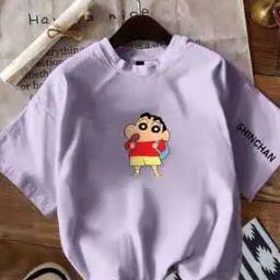 Women Shinchan Print Oversized Fit T-Shirt-image-93
