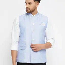 Floral Print Nehru Jacket-53