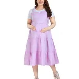 Women Solid Fit and Flare Dress-image-4