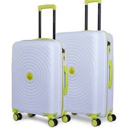 Set of 2 Textured Trolley Bag with Number Lock-image-31