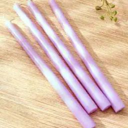 Set of 4 Lavender Scented Taper Candles-24