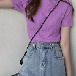 Women Ribbed Regular Fit Top-image-55
