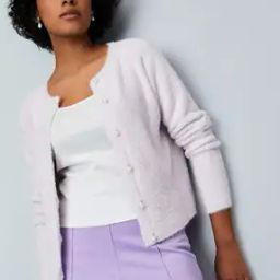 Women Cardigan with Button Closure-image-0