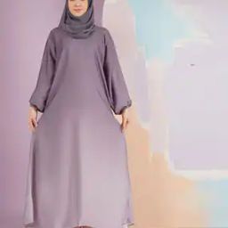 Women Round Neck Maxi Length Dress-image-14