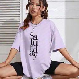 Women Typographic Print Round-Neck T-Shirt-picture-18