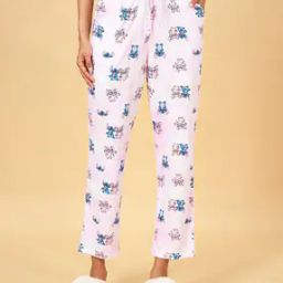 Women Cotton Cartoon Print Pyjamas-image-7
