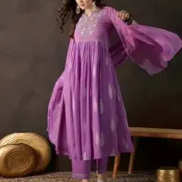 Women Embroidery Straight Kurta Set-image-81