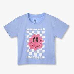 Girls Printed Relaxed Fit Round-Neck T-Shirt-picture-47