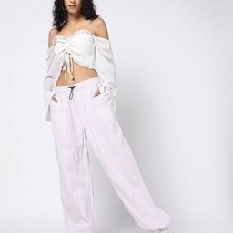 Women High-Rise Regular Fit Joggers-image-86