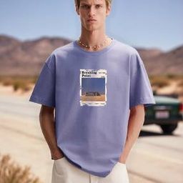 Men Graphic Print Oversized Fit T-Shirt-image-32