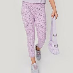 Micro Print Leggings with Elasticated Waist-picture-13