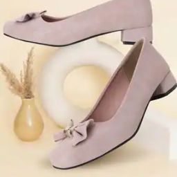 Women Round-Toe Chunky-Heeled Shoes-image-90