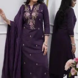 Women Embellished Straight Kurta Set-image-10