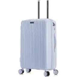 Striped Trolley Bag with Number Lock-image-52