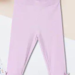 Girls Bow HemLeggings-image-63