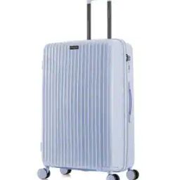 Striped Hard-Body Trolley Bag-39