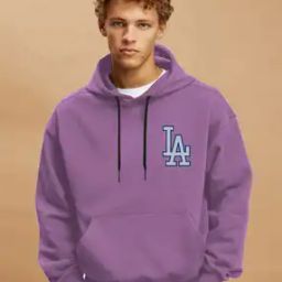 Men Typographic Print Hoodie with Drawstring-image-37