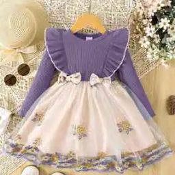 Women Embroidered Fit & Flared Dress-image-79