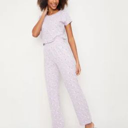 Cupcakes Print Round-Neck Top & Pyjamas Set-image-69